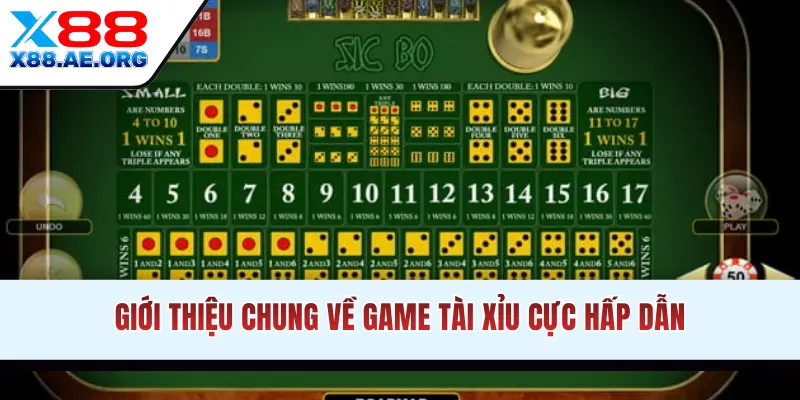 Giới thiệu chung về game Tài Xỉu cực hấp dẫn